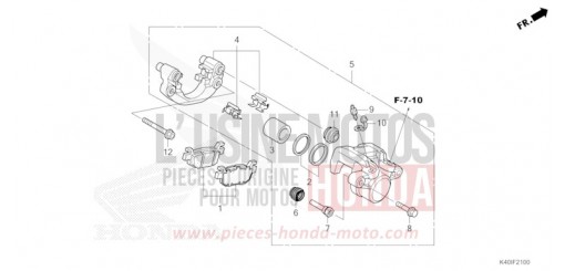 ETRIER DE FREIN ARRIERE NSS125ADP de 2023